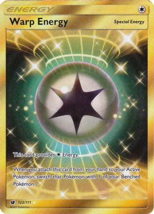 Warp Energy (Secret)/111 - SM  Crimson Invasion Holofoil