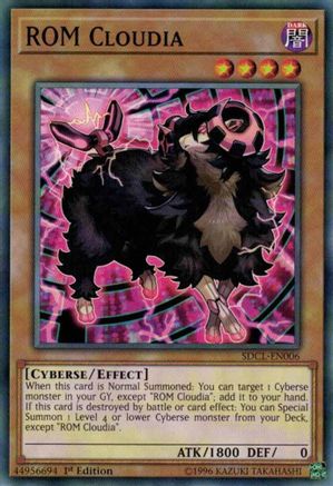 ROM Cloudia (SDCL-EN006) - Structure Deck: Cyberse Link 1st Edition