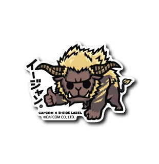 Capcom Monster Hunter -  Rajang Small Sticker (B-SIDE LABEL)