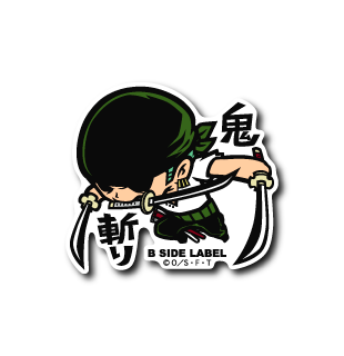 One Piece - Zoro 1 Small Sticker (B-SIDE LABEL)