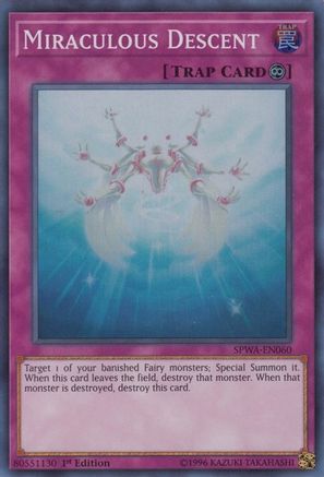 Miraculous Descent (SPWA-EN060) - Spirit Warriors 1st Edition