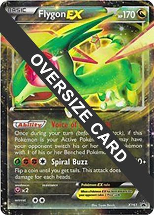 Flygon EX - XY61 (XY Black Star Promo) - Jumbo Cards Holofoil