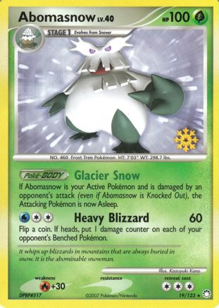 Abomasnow - 19/123 - Countdown Calendar Promos
