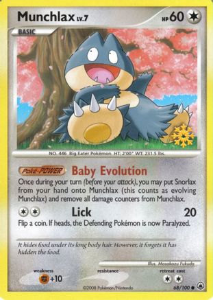 Munchlax - 68/100 - Countdown Calendar Promos