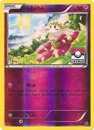 Flabebe - 101/162 (Pokemon League) 101 - League & Championship Cards Reverse Holofoil