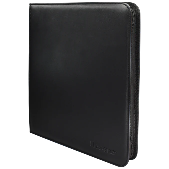 Ultra Pro - 12-Pocket Zippered Pro-Binder - Vivid Black