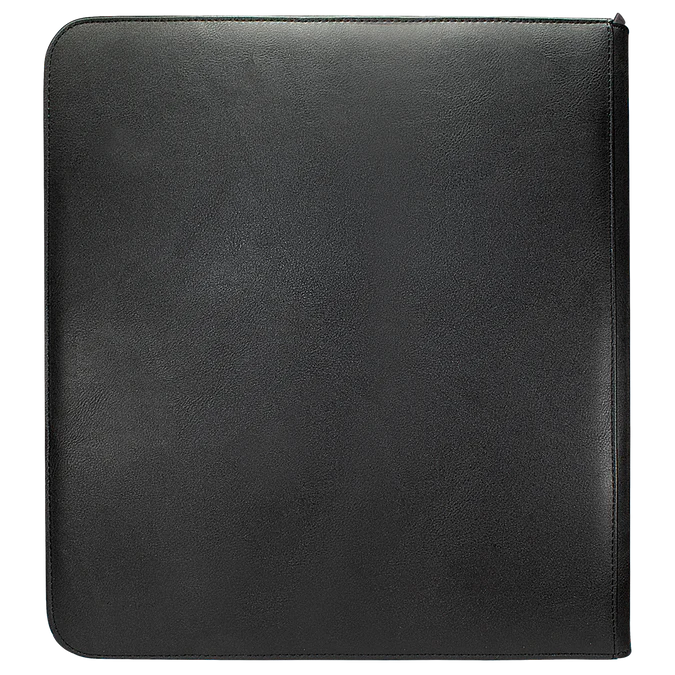 Ultra Pro - 12-Pocket Zippered Pro-Binder - Vivid Black