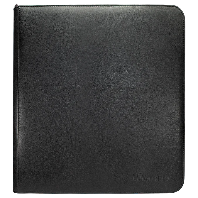 Ultra Pro - 12-Pocket Zippered Pro-Binder - Vivid Black