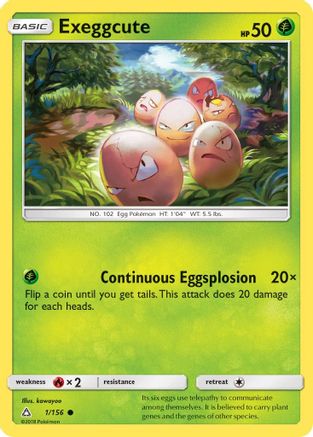Exeggcute 1/156 - SM  Ultra Prism