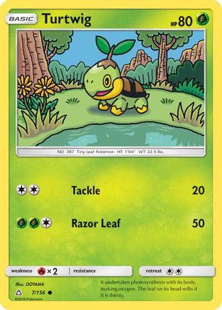 Turtwig (7) 7/156 - SM  Ultra Prism
