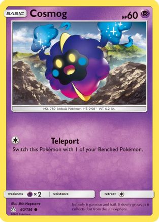 Cosmog 60/156 - SM  Ultra Prism Reverse Holofoil