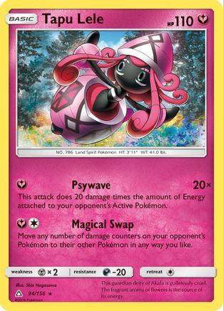 Tapu Lele 94/156 - SM  Ultra Prism