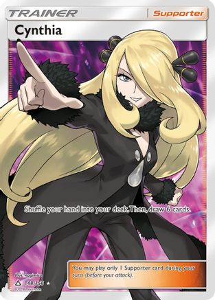 Cynthia (Full Art)/156 - SM  Ultra Prism Holofoil