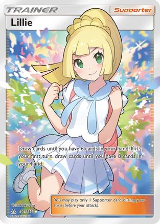 Lillie (Full Art)/156 - SM  Ultra Prism Holofoil