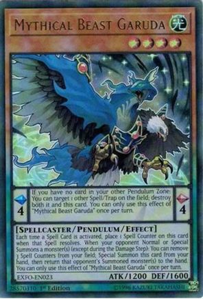 Mythical Beast Garuda (EXFO-EN023) - Extreme Force Unlimited