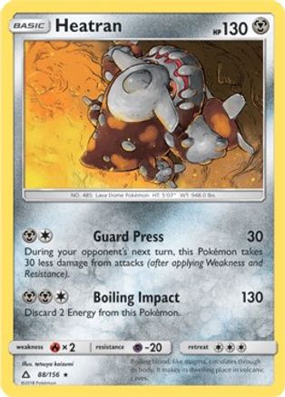 Heatran - 88/156 (Prerelease Kit Exclusive) - Deck Exclusives