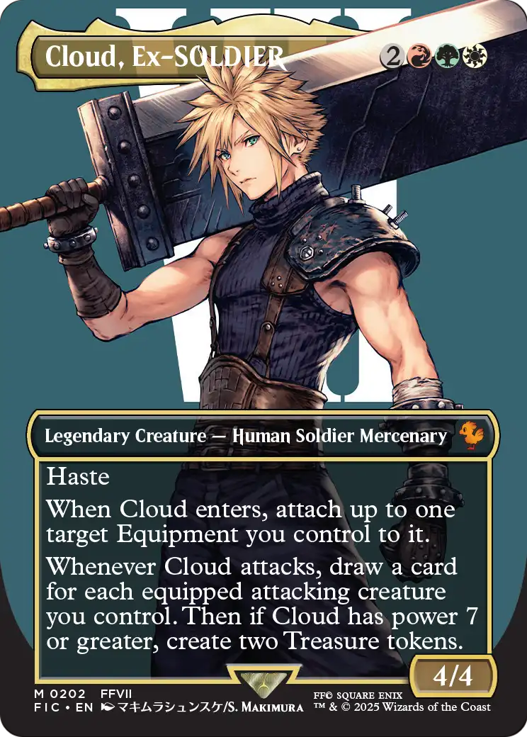 Cloud, Ex-SOLDIER (Borderless) (FIC-202) [Commander: FINAL FANTASY]