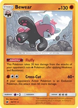 Bewear - 56/111 (Prerelease Kit Exclusive) - Deck Exclusives