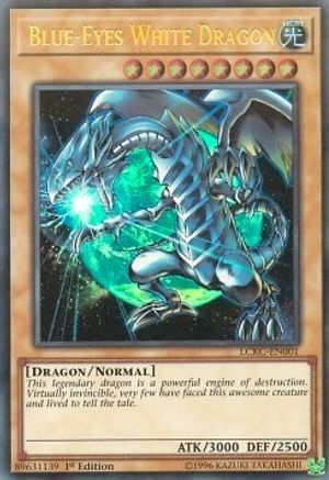 Blue-Eyes White Dragon (Version 3) (LCKC-EN001) - Legendary Collection Kaiba Unlimited