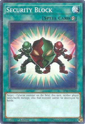 Security Block (SP18-EN038) - Star Pack VRAINS 1st Edition
