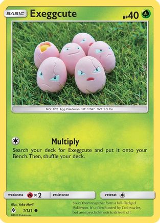 Exeggcute 1/131 - SM  Forbidden Light