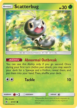 Scatterbug (5)/131 - SM  Forbidden Light