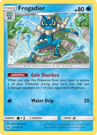 Frogadier 23/131 - SM  Forbidden Light
