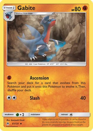 Gabite 61/131 - SM  Forbidden Light