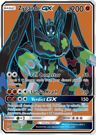 Zygarde GX (Full Art)/131 - SM  Forbidden Light Holofoil