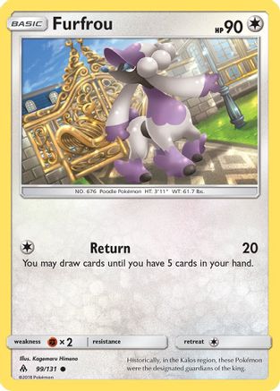 Furfrou/131 - SM  Forbidden Light Reverse Holofoil