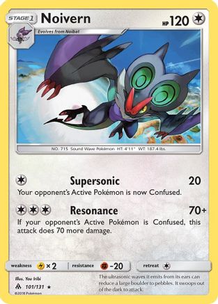 Noivern/131 - SM  Forbidden Light Reverse Holofoil