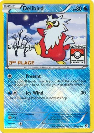 Delibird - 38/149 (Pokemon League) [3rd Place] - League & Championship Cards Reverse Holofoil