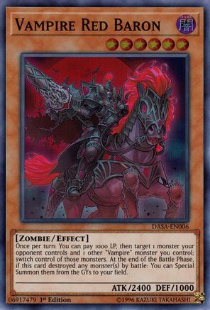 Vampire Red Baron (DASA-EN006) - Dark Saviors 1st Edition