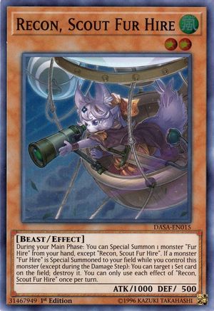 Recon, Scout Fur Hire (DASA-EN015) - Dark Saviors 1st Edition