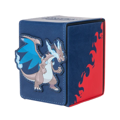 Ultra Pro - Alcove Flip Deck Box - Pokemon Mega Charizard X