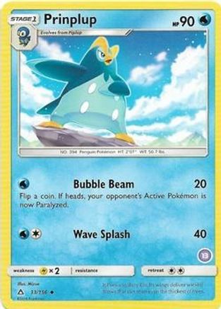 Prinplup (13) - SM Trainer Kit Alolan Sandslash & Alolan Ninetales