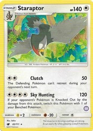 Staraptor (22) - SM Trainer Kit Alolan Sandslash & Alolan Ninetales