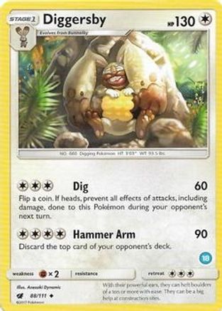 Diggersby (18) - SM Trainer Kit Alolan Sandslash & Alolan Ninetales