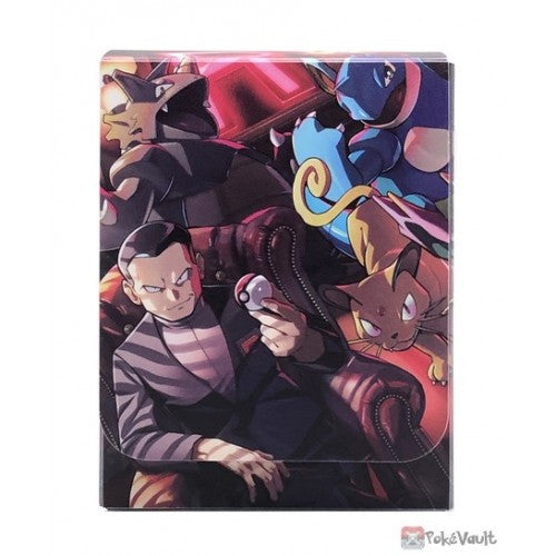 Pokemon Center 2023 Giovanni Persian Boss's Orders Card Deck Box Holder