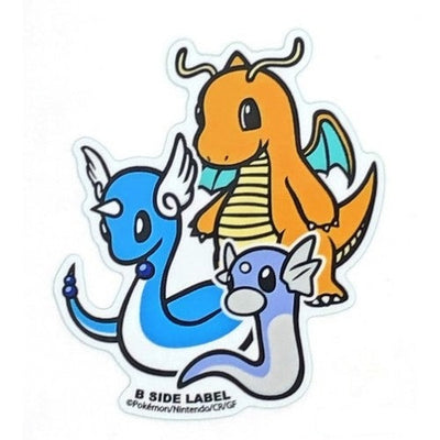 Pokémon B-SIDE LABEL small Sticker - Dratini,Dragonair and Dragonite