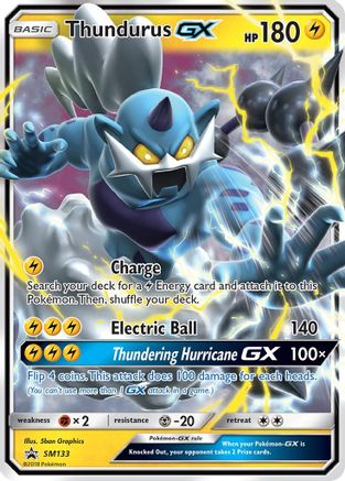 Thundurus GX - SM133/248 - SM Promos Holofoil