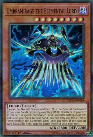 Umbramirage the Elemental Lord (CYHO-EN019) - Cybernetic Horizon Unlimited