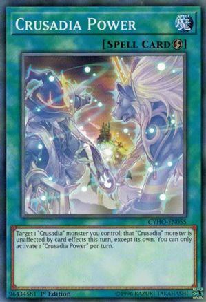 Crusadia Power (CYHO-EN055) - Cybernetic Horizon 1st Edition