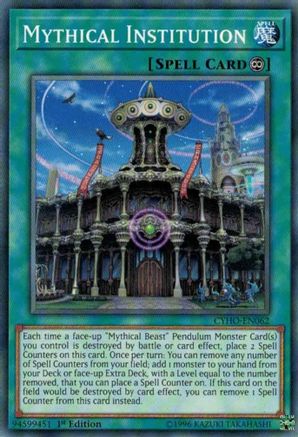 Mythical Institution (CYHO-EN062) - Cybernetic Horizon 1st Edition