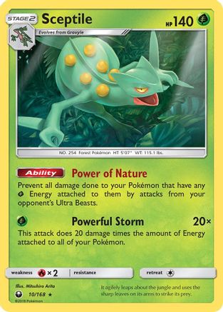 Sceptile 10/168 - SM  Celestial Storm
