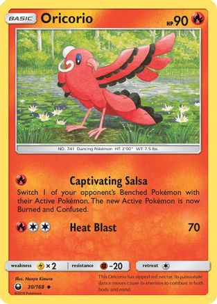 Oricorio (30)/168 - SM  Celestial Storm