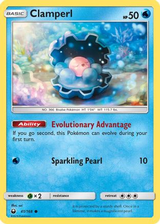 Clamperl 41/168 - SM  Celestial Storm