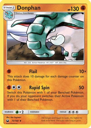 Donphan/168 - SM  Celestial Storm