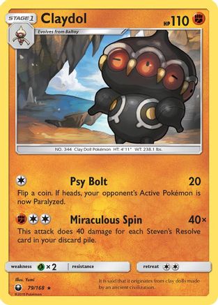 Claydol/168 - SM  Celestial Storm