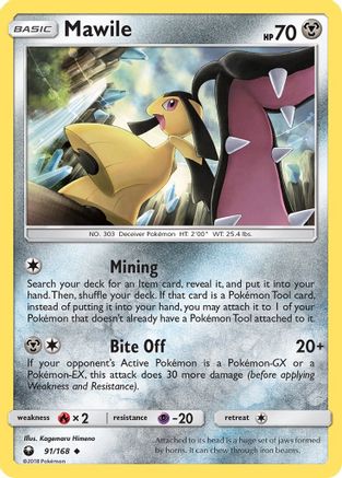 Mawile/168 - SM  Celestial Storm Reverse Holofoil